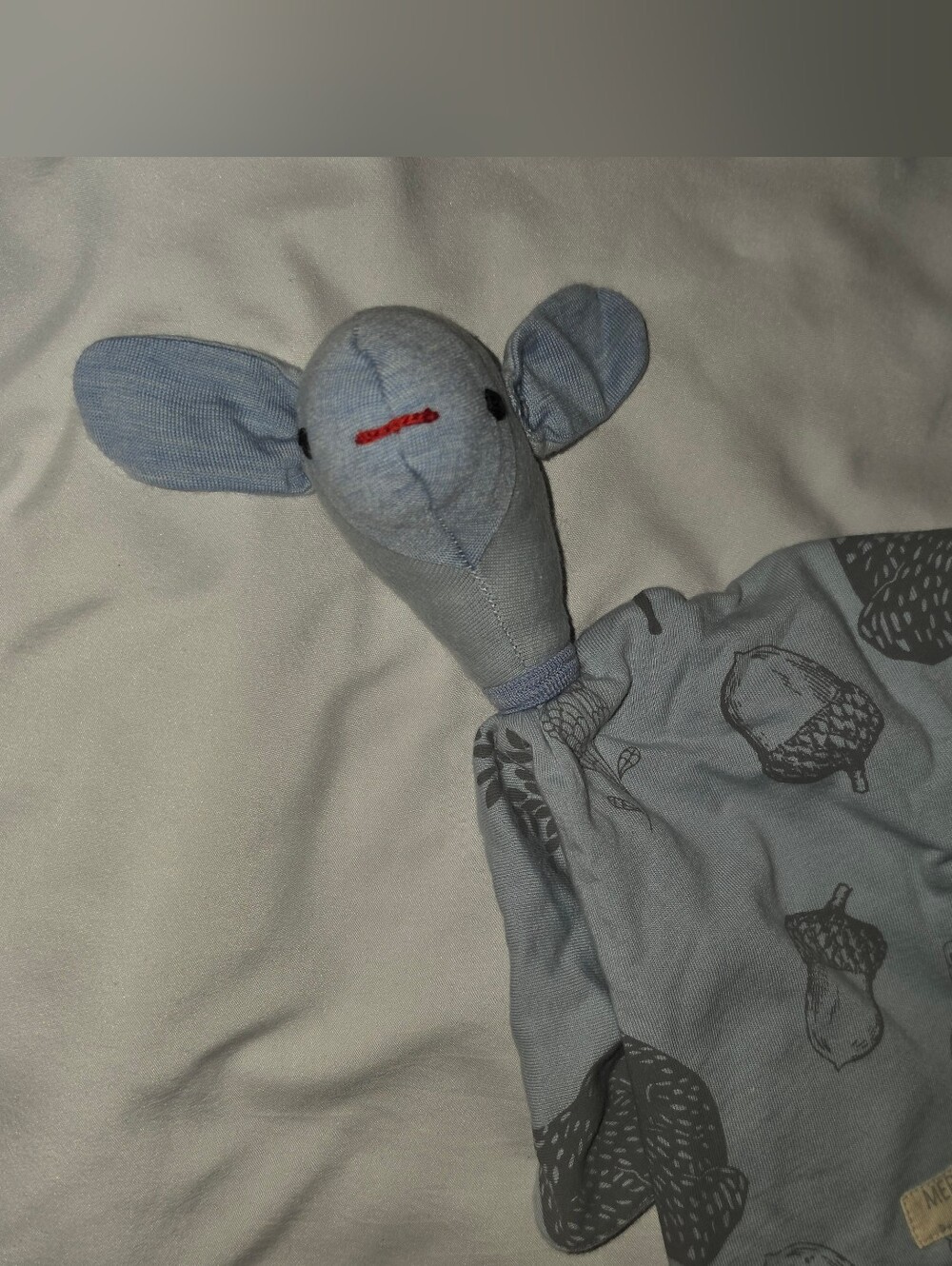 Blue Elephant Lovey Comforter Plush